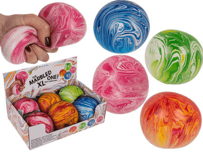 XL Anti stress ball, Marble, approx. 10 cm,