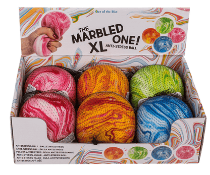 XL Anti stress ball, Marble, approx. 10 cm,