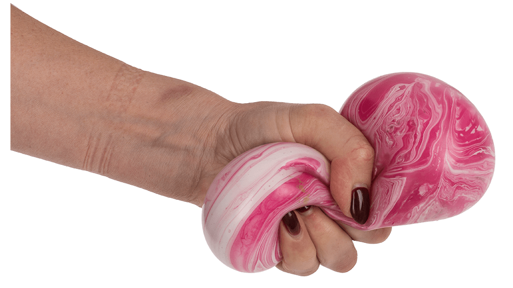 XL Anti stress ball, Marble, approx. 10 cm,