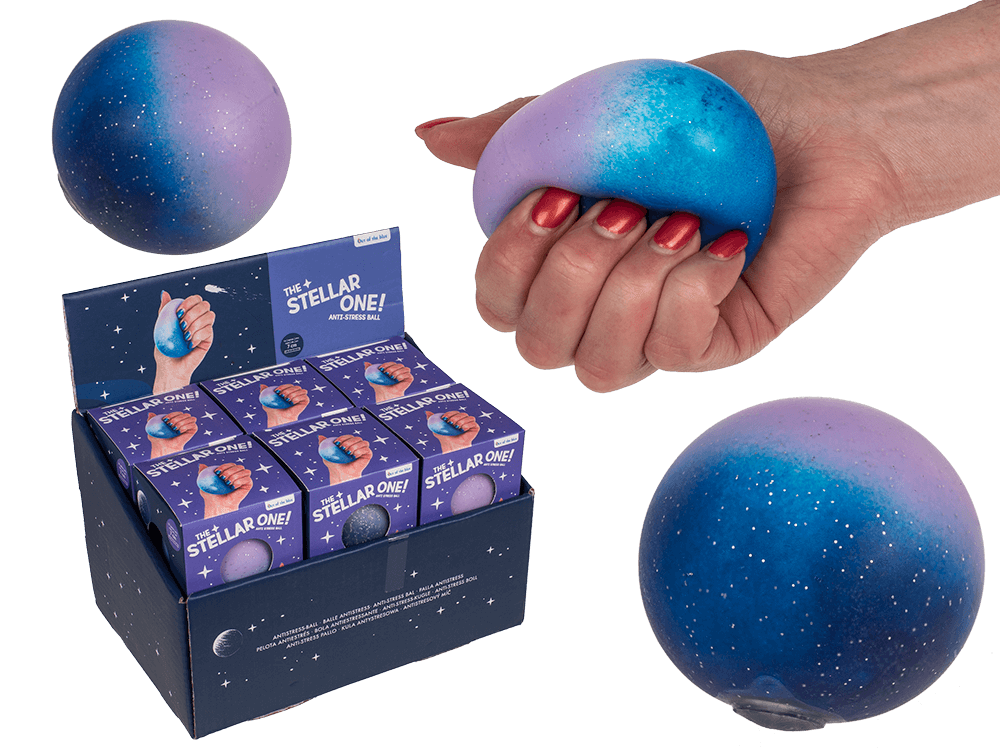 Squeeze anti stress ball, Starlight galaxy,