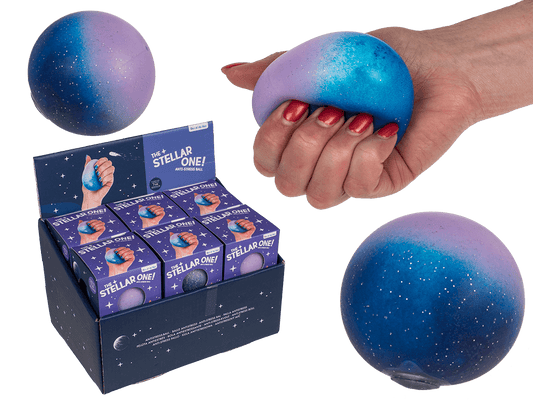 Squeeze anti stress ball, Starlight galaxy,