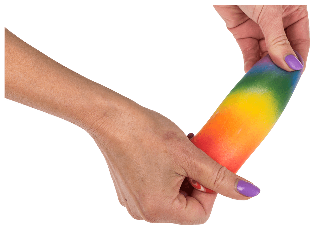 Squeeze anti stress ball, Rainbow,
