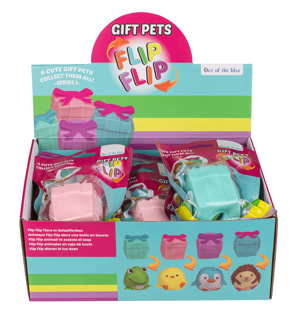 Flip Flip Pets Gift Series, 4 ass., TPR Material,