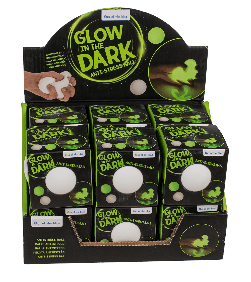 Squeeze anti stress ball, Glow in the dark,
