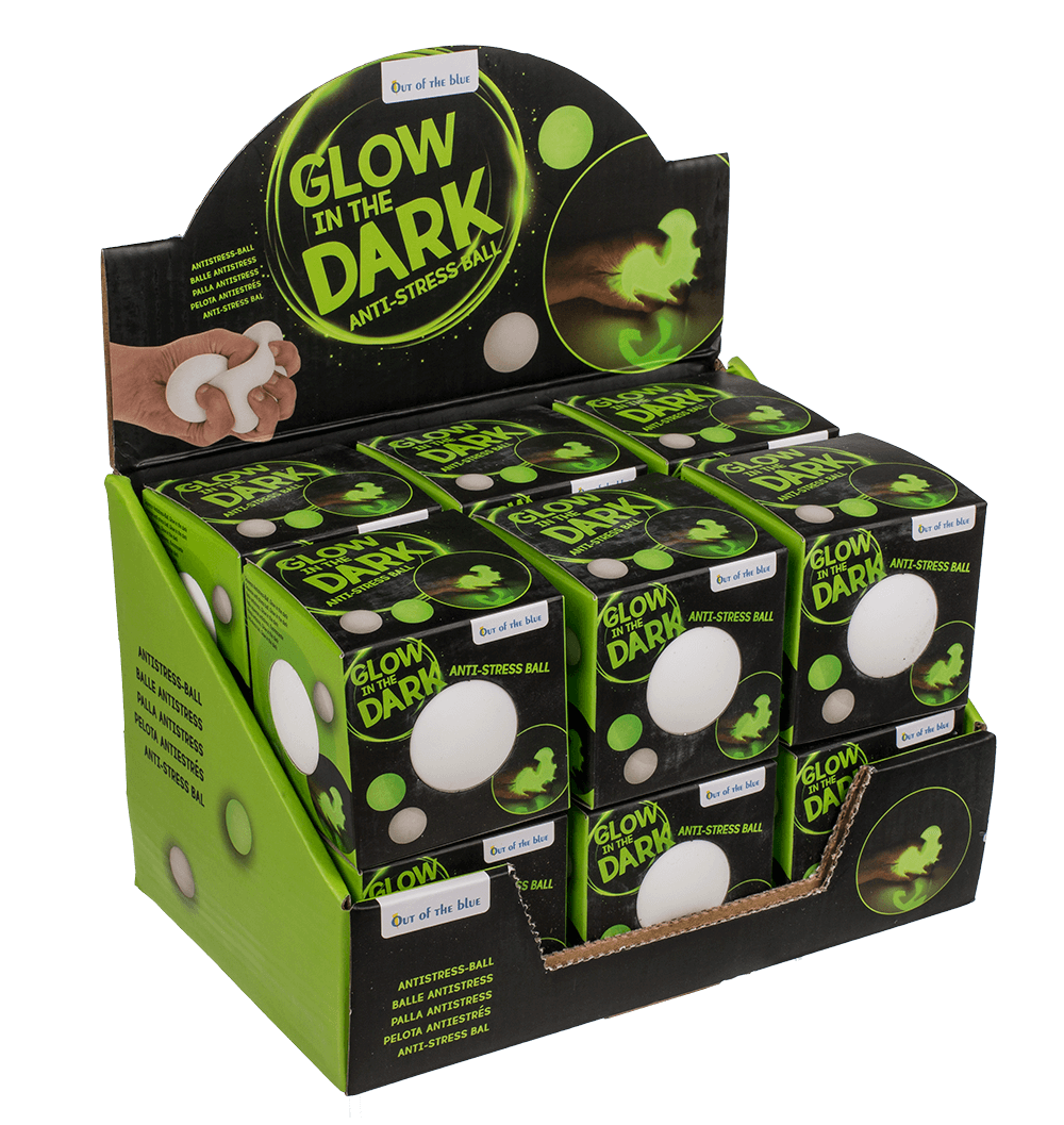 Squeeze anti stress ball, Glow in the dark,