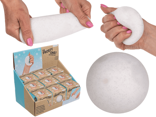Squeeze anti stress ball, Snowball,