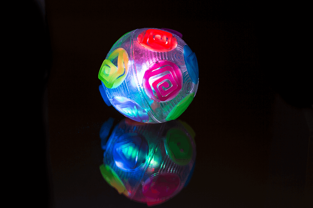 Bouncing ball, Crazy Flashing, Rainbow,