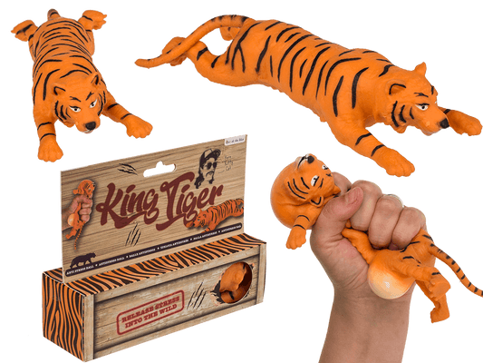 Anti stress ball, Tiger, ca. 4,5 x 19 cm,