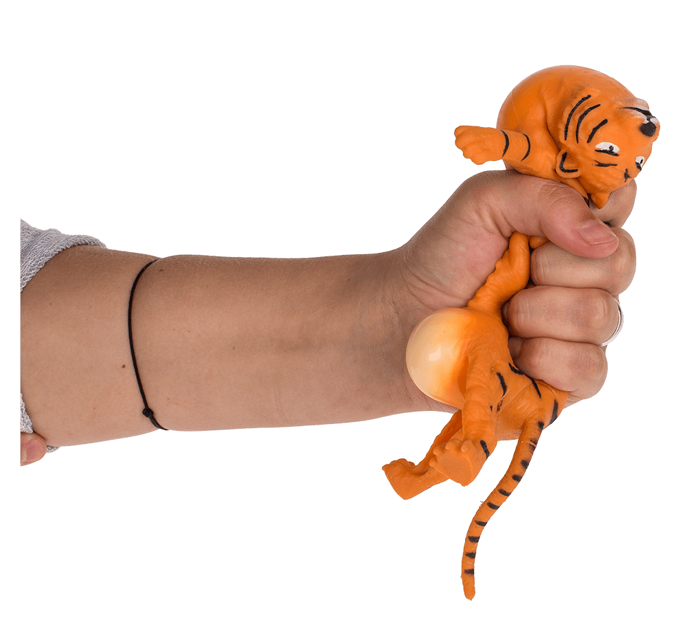 Anti stress ball, Tiger, ca. 4,5 x 19 cm,