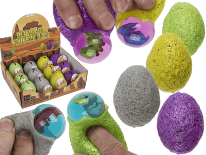 squeeze egg with dinosaur,