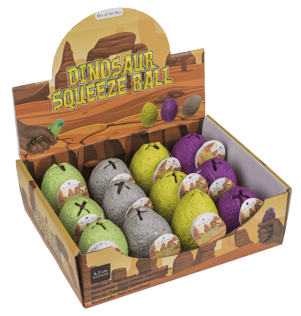 squeeze egg with dinosaur,