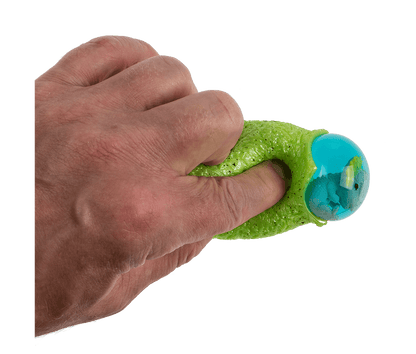 squeeze egg with dinosaur,