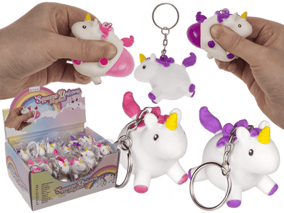 Metal key chain, Squeeze Unicorn II,