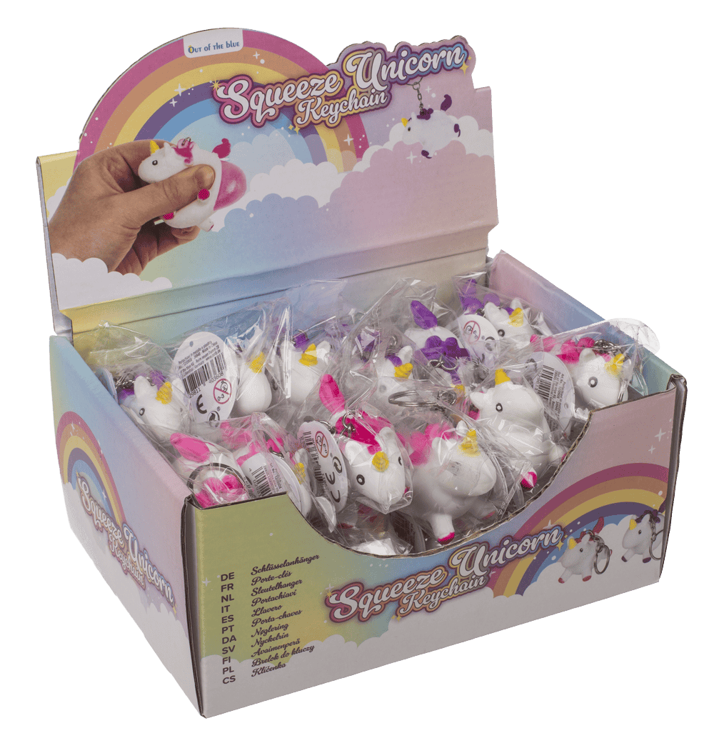 Metal key chain, Squeeze Unicorn II,