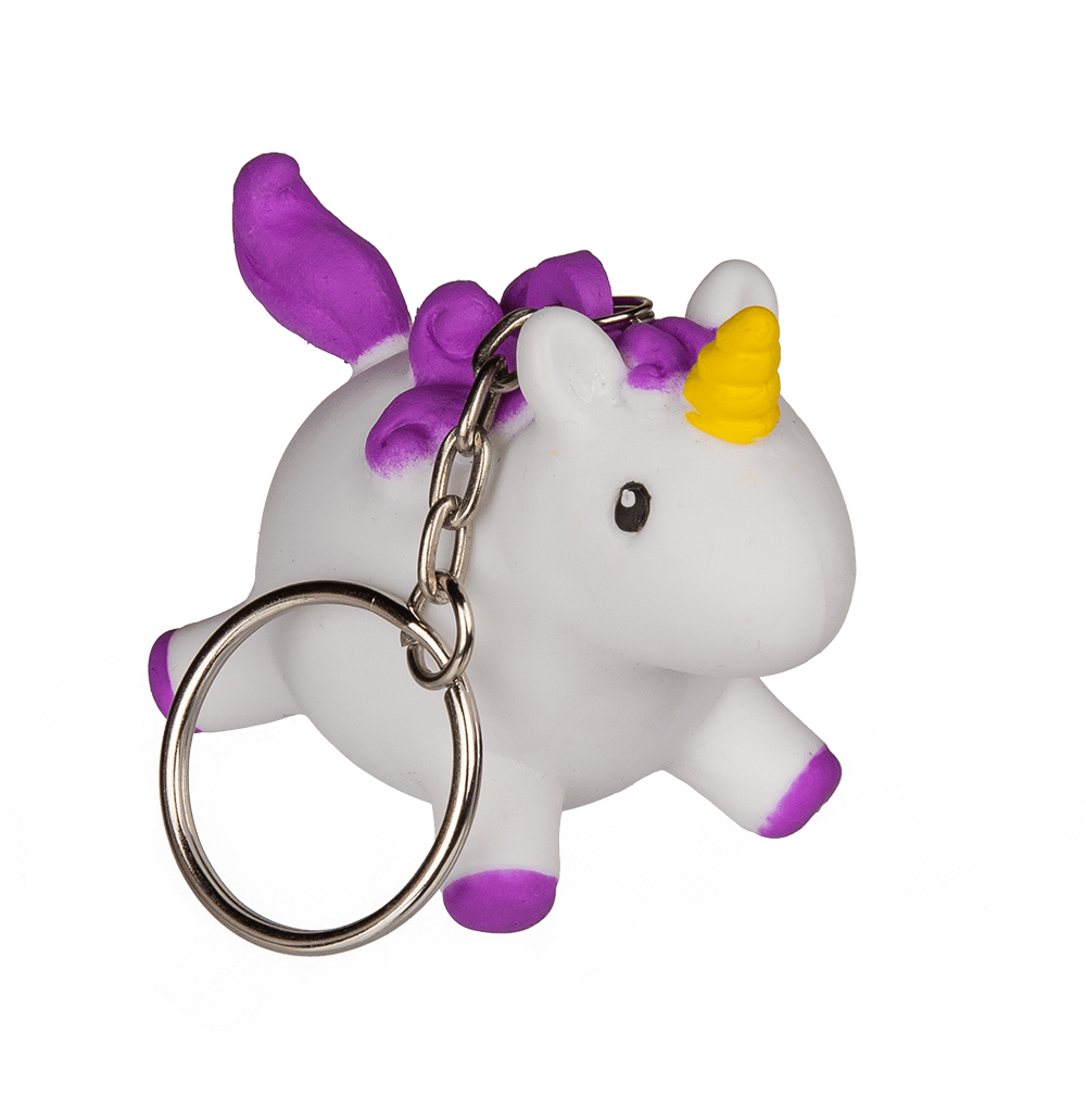 Metal key chain, Squeeze Unicorn II,
