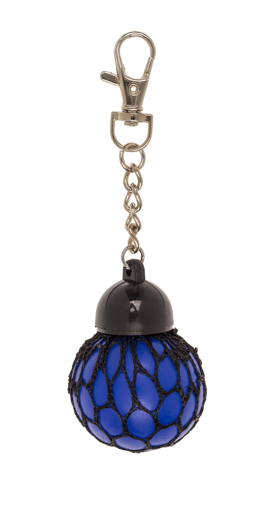 Metal keychain, Squeeze ball in net,