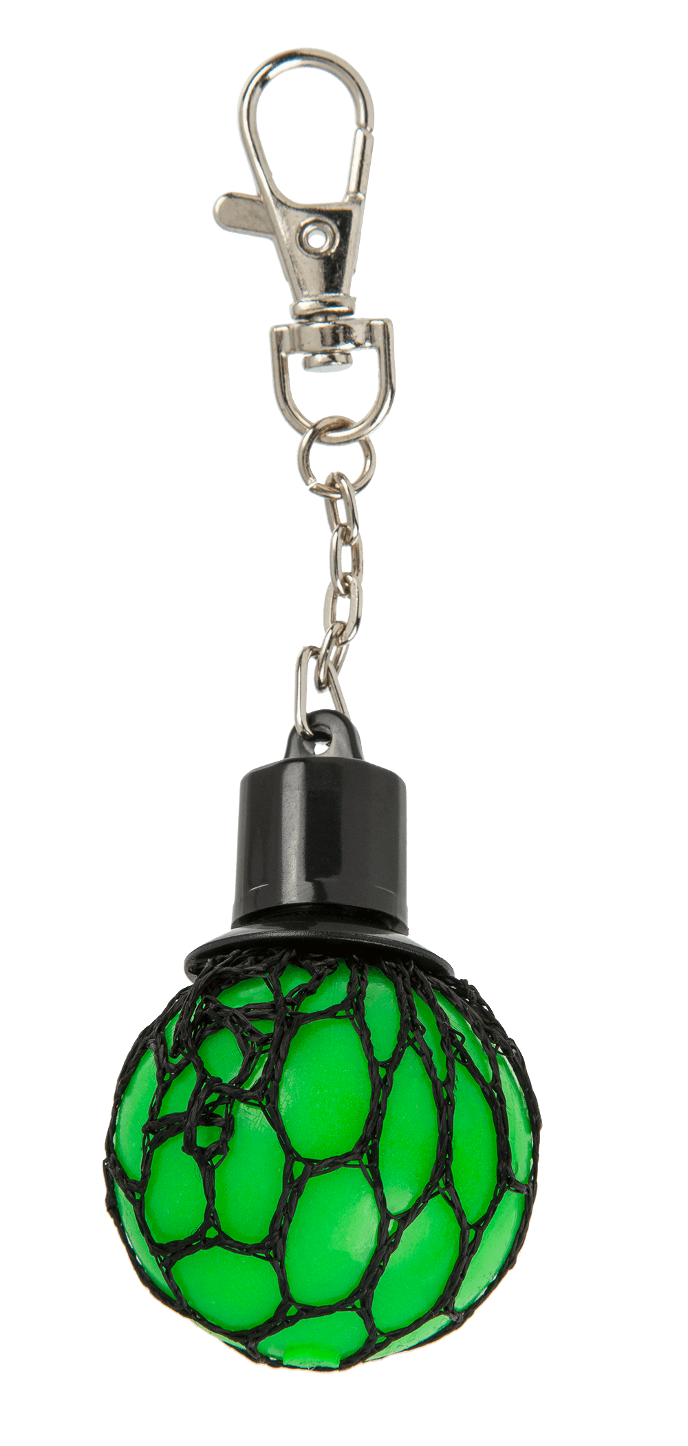 Metal keychain, Squeeze ball in net,