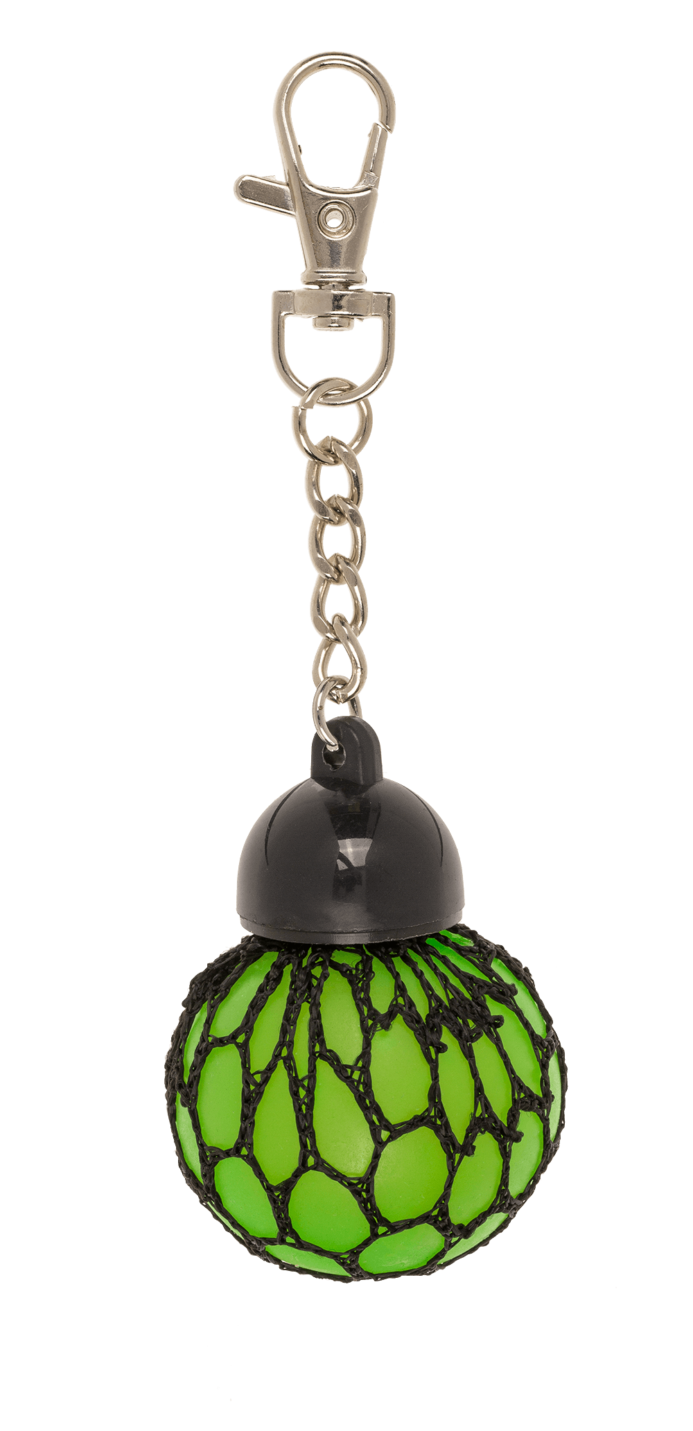 Metal keychain, Squeeze ball in net,