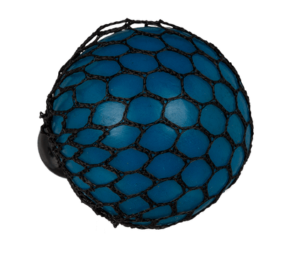 Squeeze ball in net,