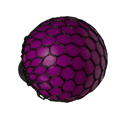 Squeeze ball in net,