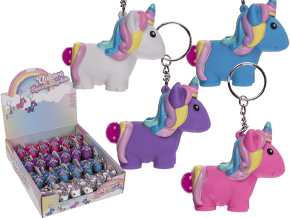 Metal key chain, Squeeze Unicorn I,