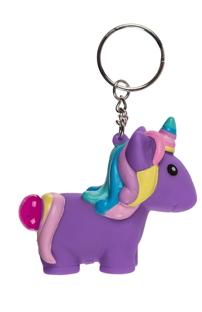 Metal key chain, Squeeze Unicorn I,
