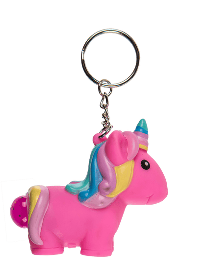 Metal key chain, Squeeze Unicorn I,