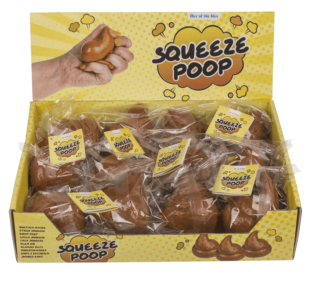 Squeeze poo, ca. 7 x 6 cm,