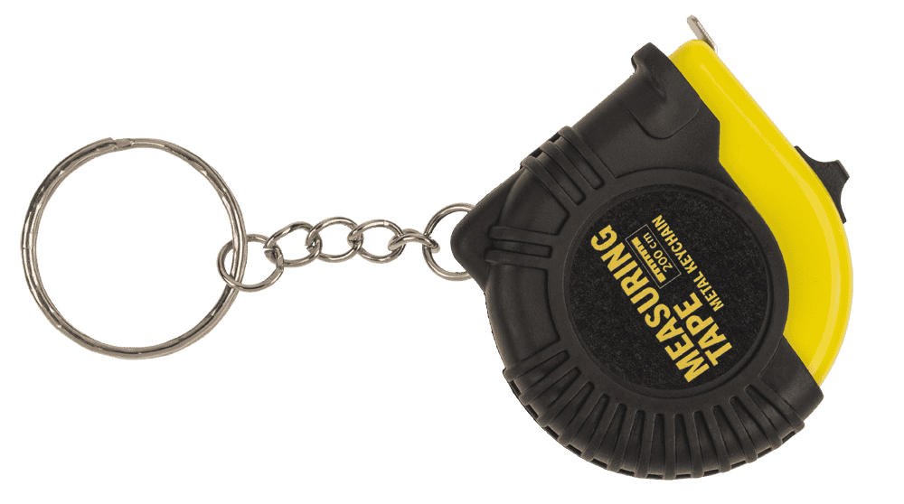 Metal keychain, Measuring Tape,