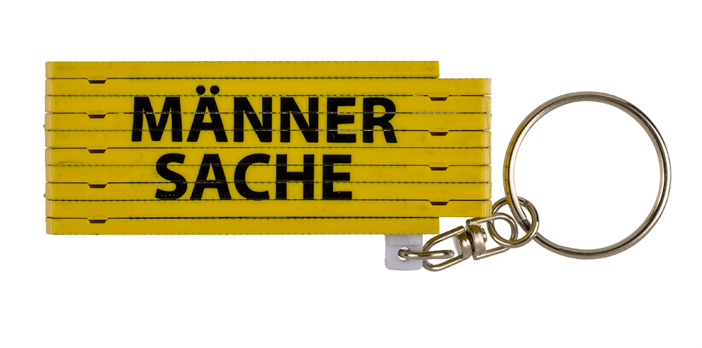 Keychain, Plastic Folding Ruler with wording,