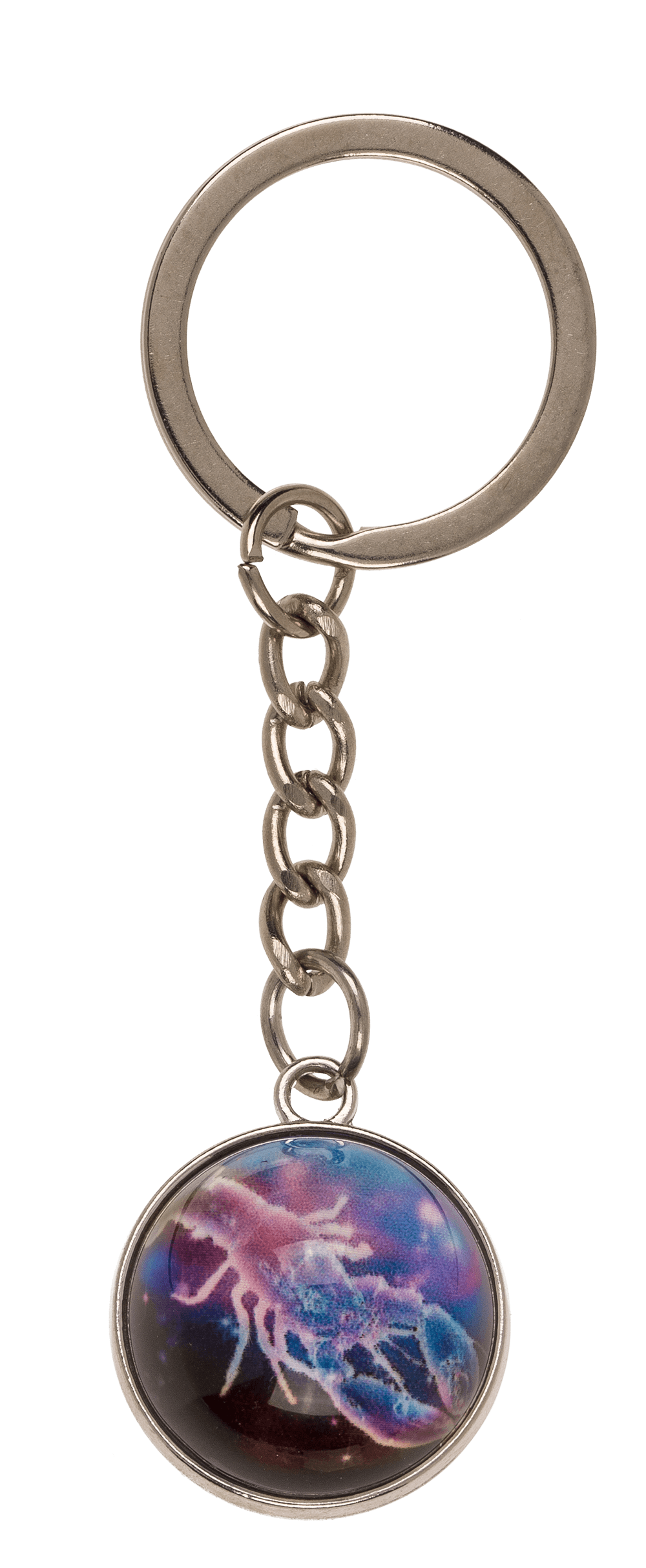 Metal keychain, Zodiac Signs,