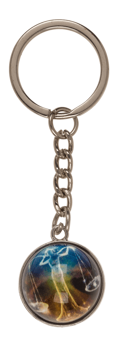 Metal keychain, Zodiac Signs,