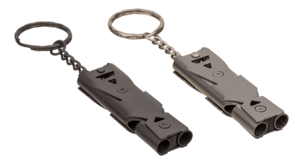 Metal keychain, Emergency Whistle,