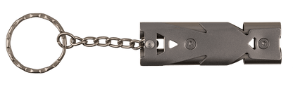 Metal keychain, Emergency Whistle,