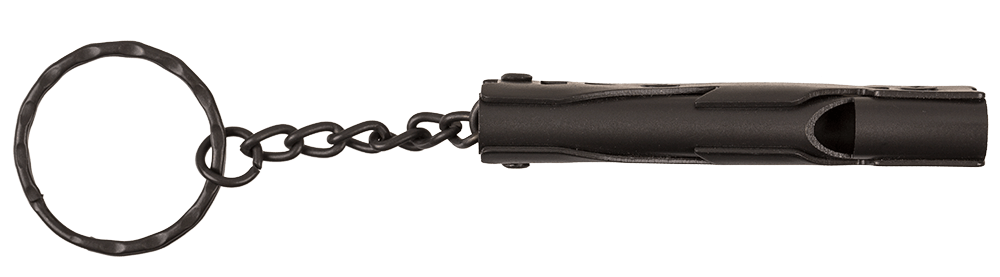 Metal keychain, Emergency Whistle,
