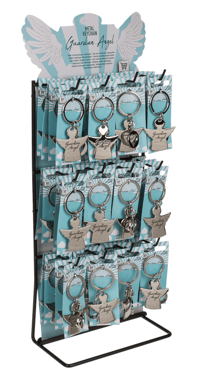 Metal key chain with trolley coin,