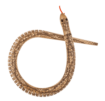 Wooden snake, ca. 50 cm