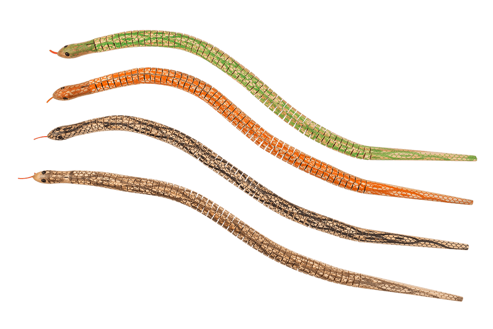 Wooden snake, ca. 50 cm