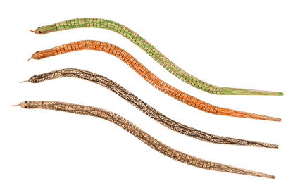 Wooden snake, ca. 50 cm