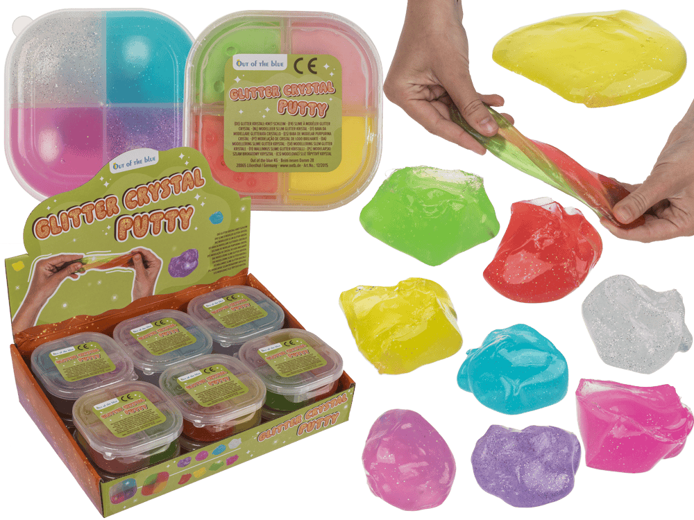 Glitter Crystal Putty, approx. 120 g,