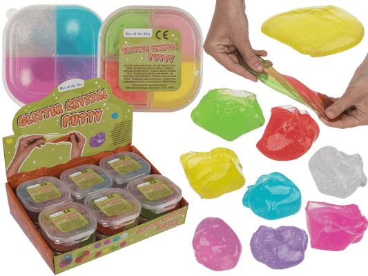 Glitter Crystal Putty, approx. 120 g,