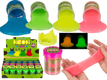 Neon Slime, glows in the dark,