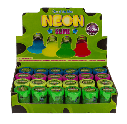 Neon Slime, glows in the dark,