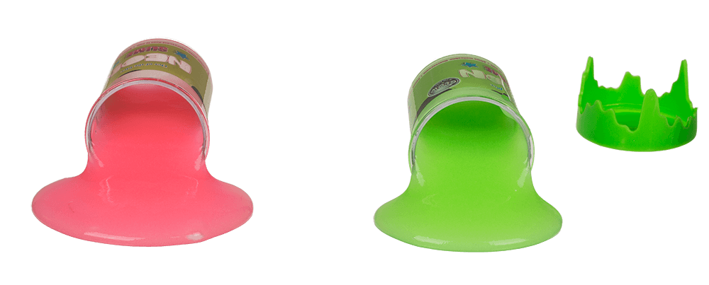 Neon Slime, glows in the dark,