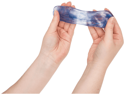 Glitter putty in tin,