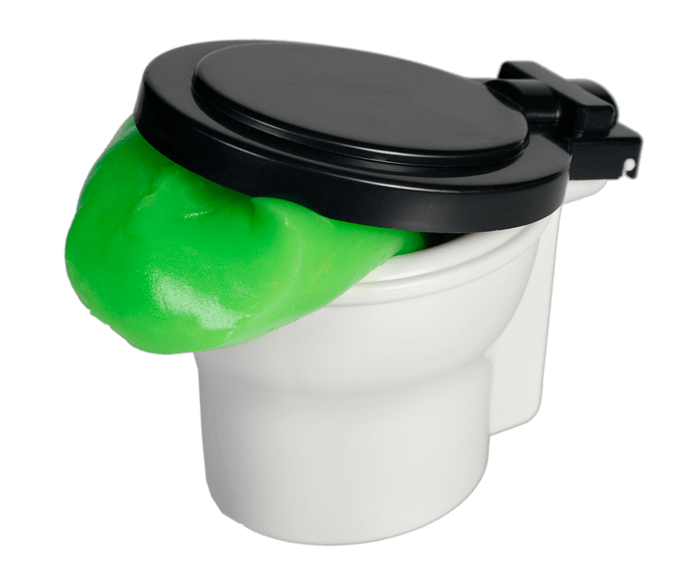 Noisy slime in Toilet,