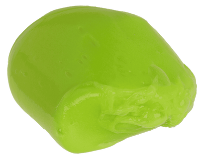 Noisy slime in plastic tin,