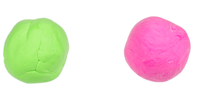 Bouncing putty in plastic tin,