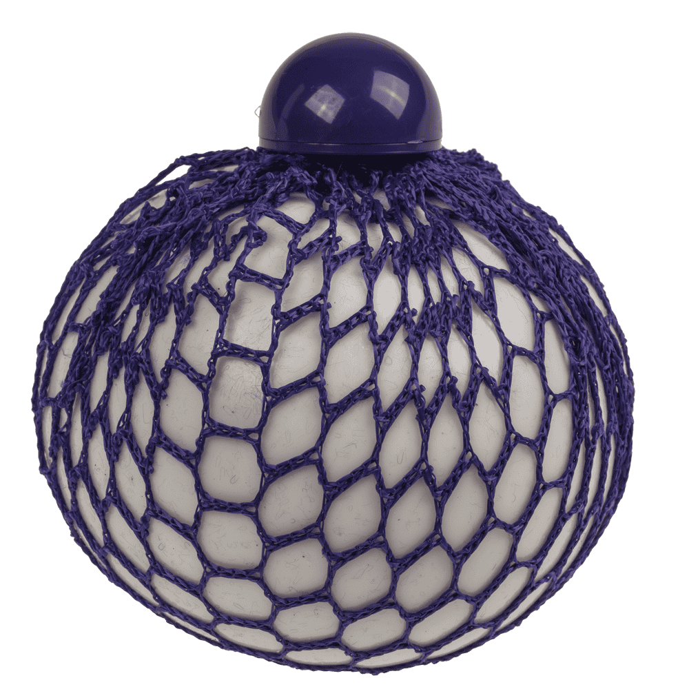 Squeeze ball in net, Rainbow,