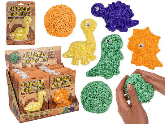 Foam Putty, Dinosaur, approx. 6g,